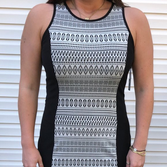 pattered, fitted dress from my closet - Picture 1 of 3